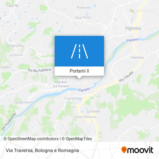 Mappa Via Traversa
