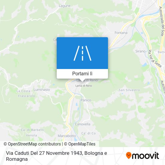 Mappa Via Caduti Del 27 Novembre 1943