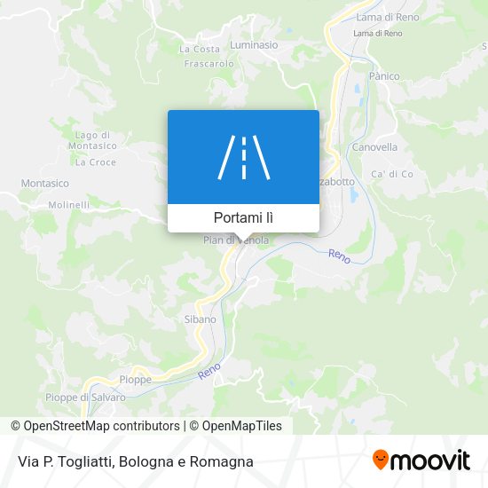Mappa Via P. Togliatti