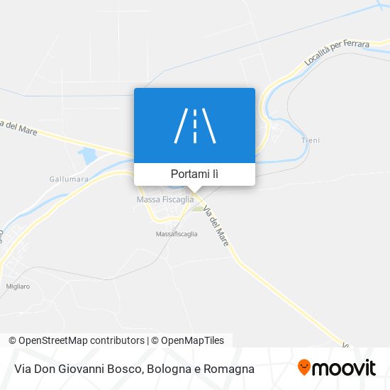 Mappa Via Don Giovanni Bosco