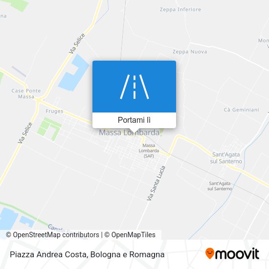 Mappa Piazza Andrea Costa
