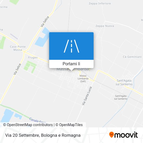 Mappa Via 20 Settembre