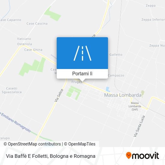 Mappa Via Baffè E Folletti