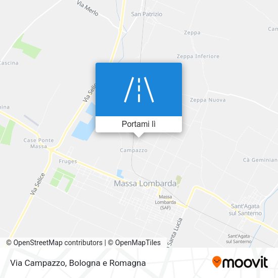 Mappa Via Campazzo