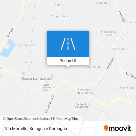 Mappa Via Martello