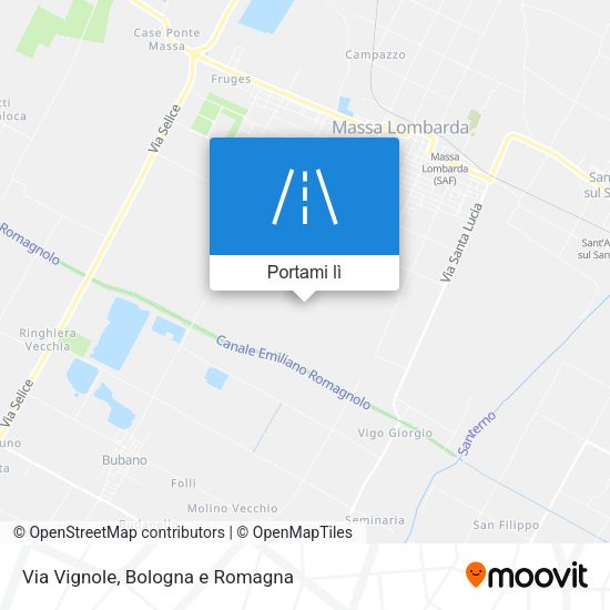 Mappa Via Vignole