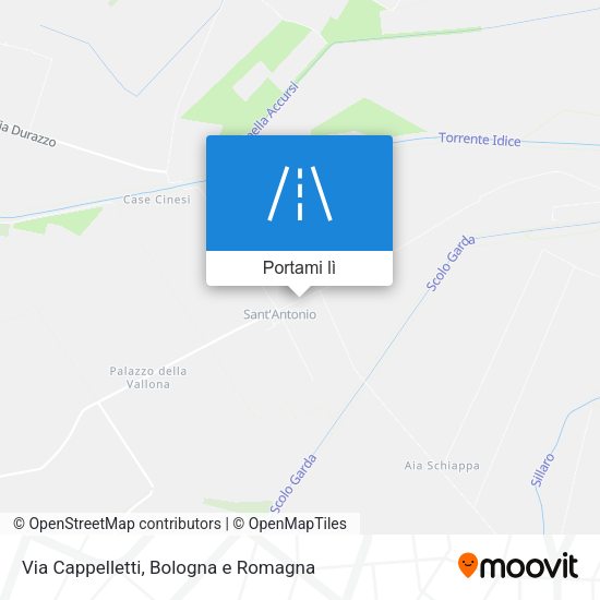 Mappa Via Cappelletti
