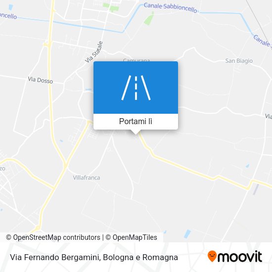 Mappa Via Fernando Bergamini