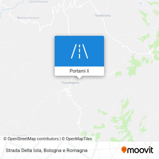 Mappa Strada Della Iola