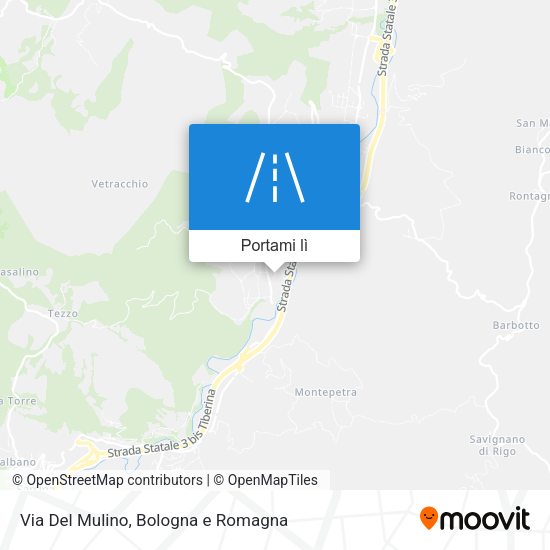 Mappa Via Del Mulino