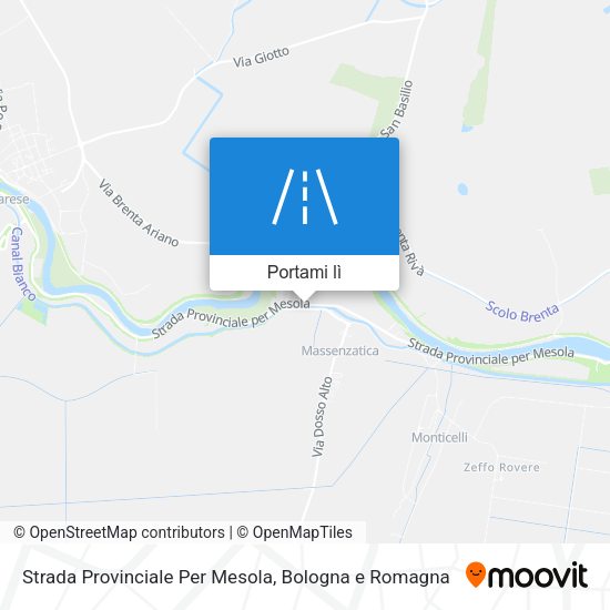 Mappa Strada Provinciale Per Mesola