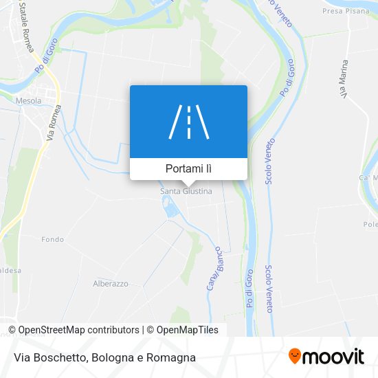 Mappa Via Boschetto