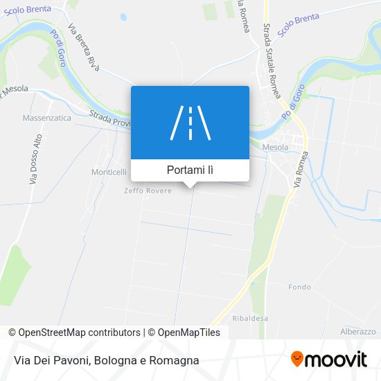 Mappa Via Dei Pavoni