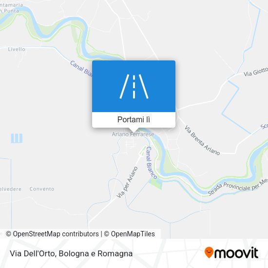 Mappa Via Dell'Orto
