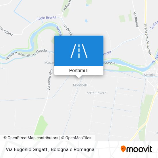 Mappa Via Eugenio Grigatti