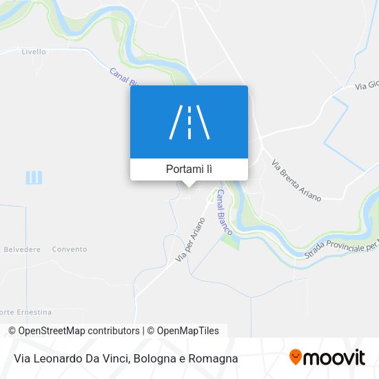Mappa Via Leonardo Da Vinci