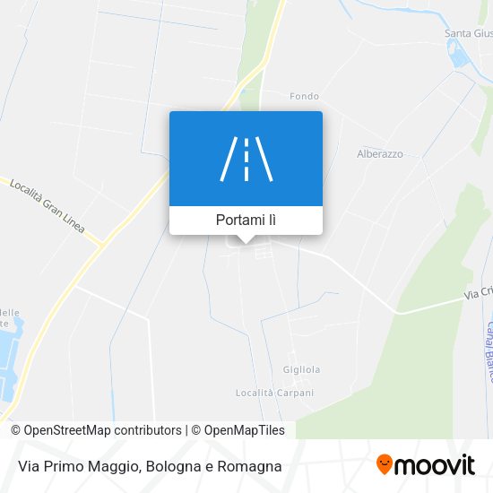 Mappa Via Primo Maggio