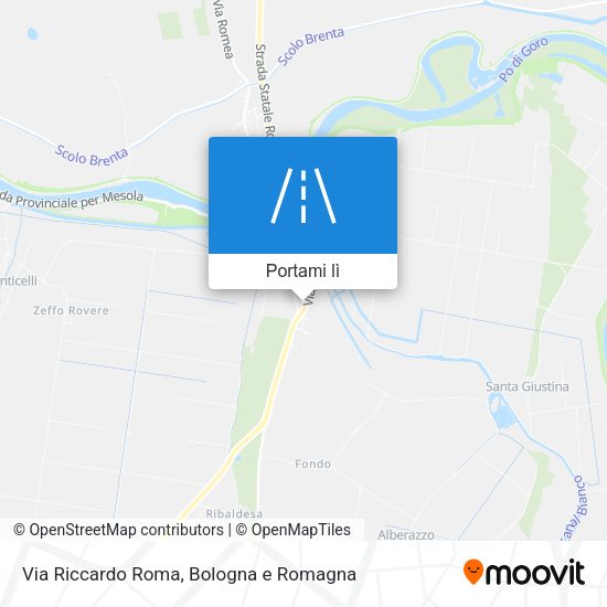 Mappa Via Riccardo Roma