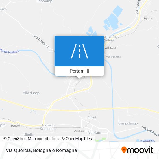 Mappa Via Quercia