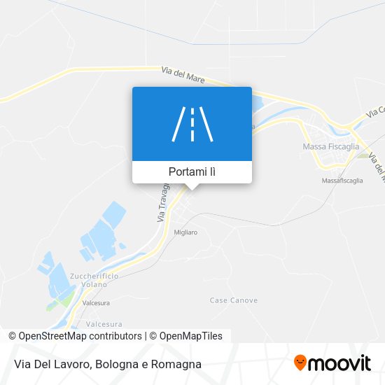 Mappa Via Del Lavoro