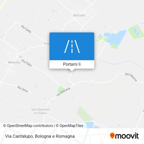 Mappa Via Cantalupo