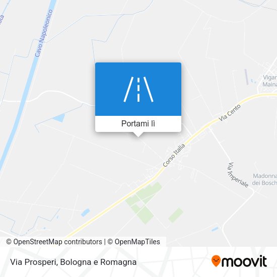 Mappa Via Prosperi