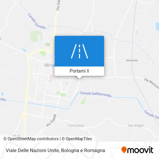 Mappa Viale Delle Nazioni Unite