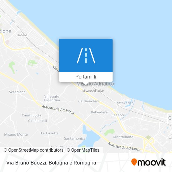 Mappa Via Bruno Buozzi
