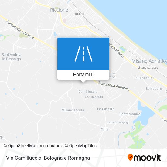 Mappa Via Camilluccia