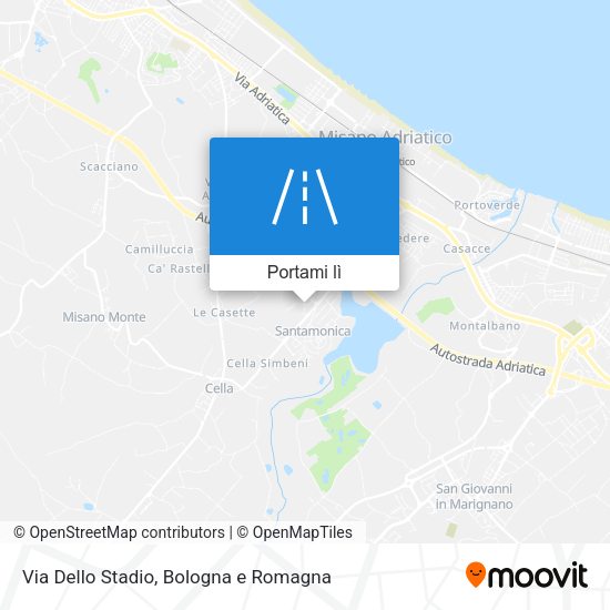 Mappa Via Dello Stadio