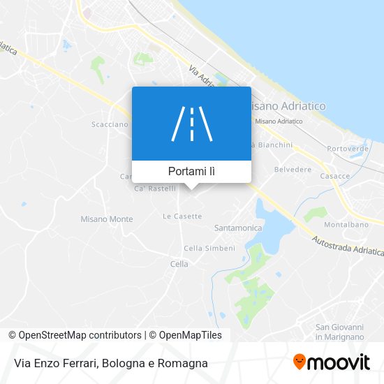 Mappa Via Enzo Ferrari