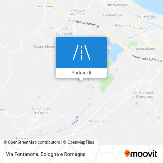 Mappa Via Fontanone