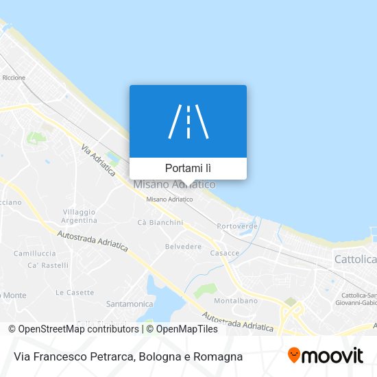 Mappa Via Francesco Petrarca