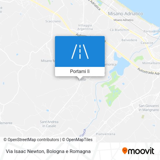 Mappa Via Isaac Newton