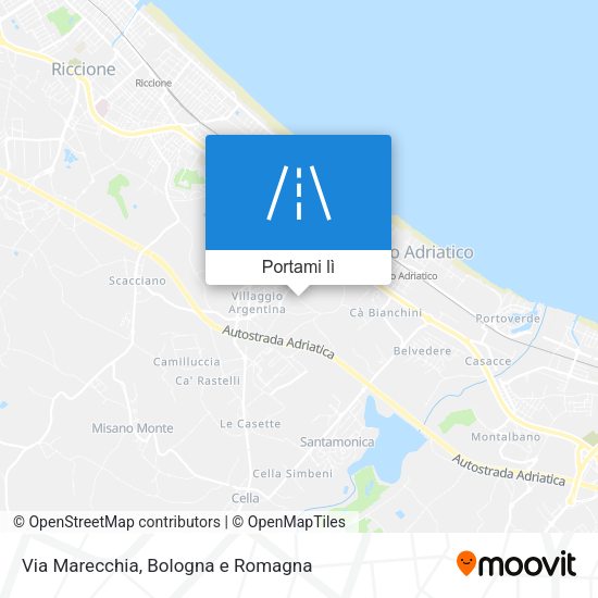 Mappa Via Marecchia