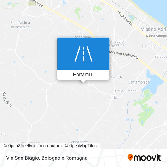 Mappa Via San Biagio