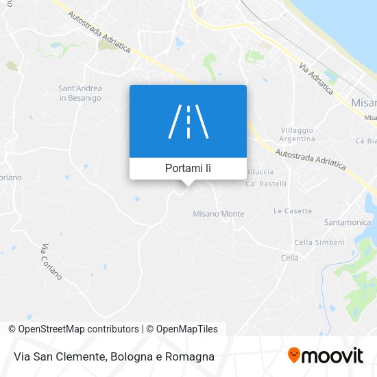 Mappa Via San Clemente