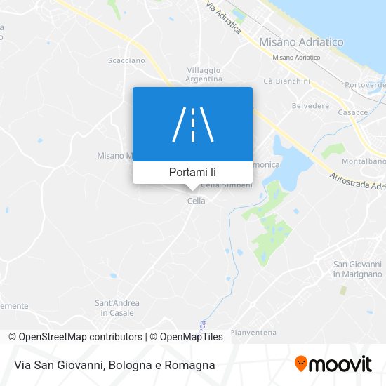 Mappa Via San Giovanni
