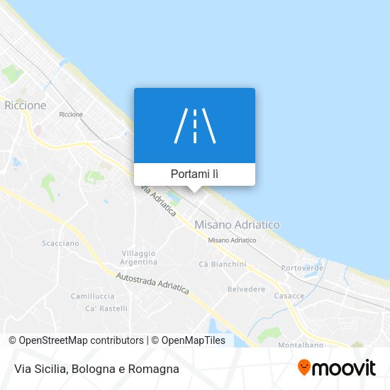 Mappa Via Sicilia