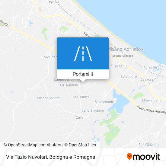 Mappa Via Tazio Nuvolari