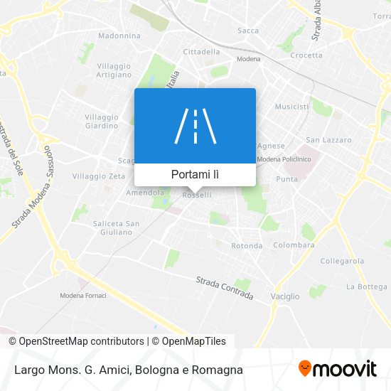 Mappa Largo Mons. G. Amici