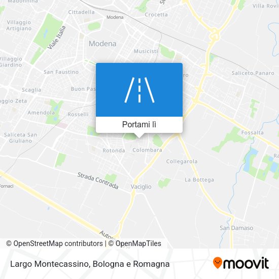 Mappa Largo Montecassino