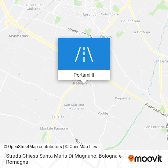 Mappa Strada Chiesa Santa Maria Di Mugnano