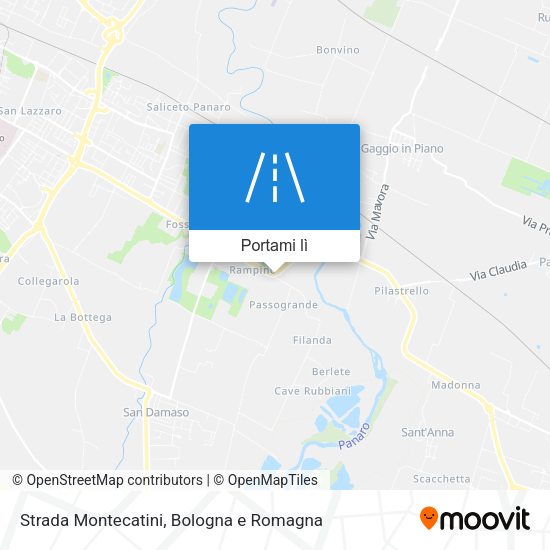 Mappa Strada Montecatini