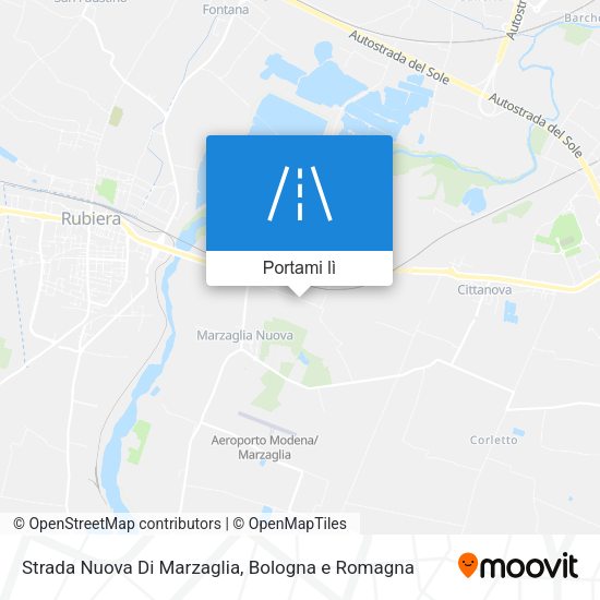 Mappa Strada Nuova Di Marzaglia