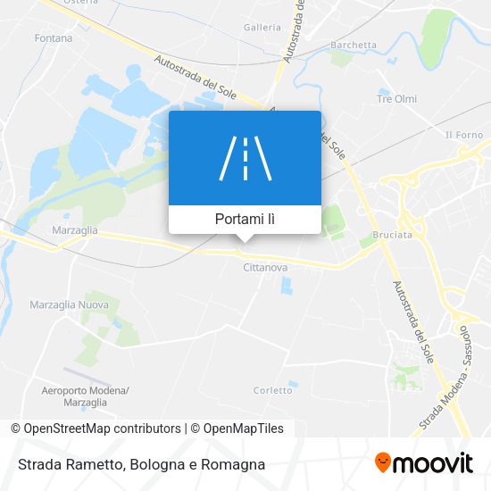 Mappa Strada Rametto