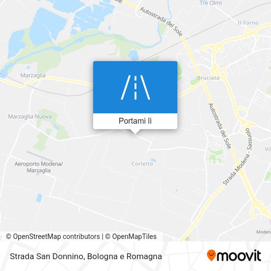 Mappa Strada San Donnino