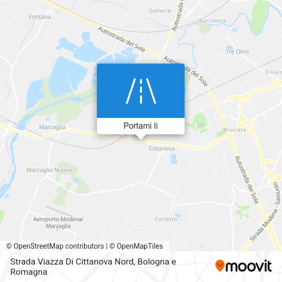 Mappa Strada Viazza Di Cittanova Nord