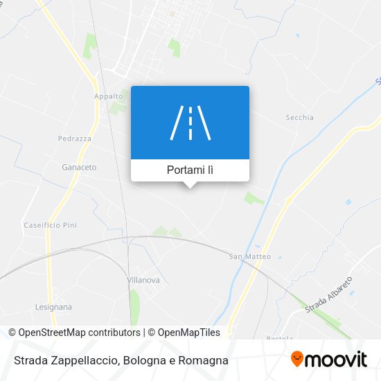 Mappa Strada Zappellaccio