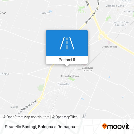 Mappa Stradello Bastogi